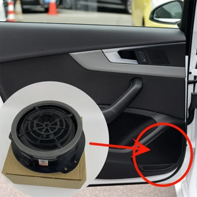 For Audi A4 B9 2017-2022 A5 2017-2022 Rear Left Right Door Bass Loudspeaker Speaker 8W5035411