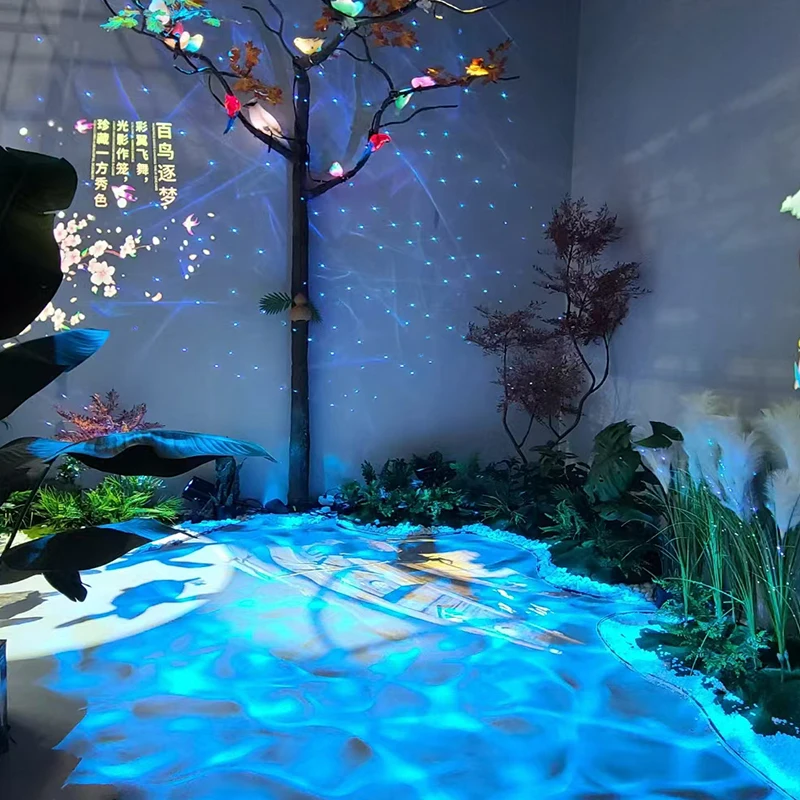 Projector Decorative Blue Dynamic Water Light Emitting Diode Ocean Stage Corrugated Projection Light