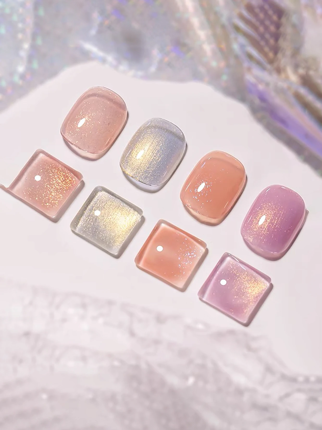 Mianel Fantasy Aurora Gel Nagellak, Ijs Heldere Best Verkopende Kleur, Japanse Stijl, Vereisen UV-Nagellamp Om Te Drogen, Nail Art Design