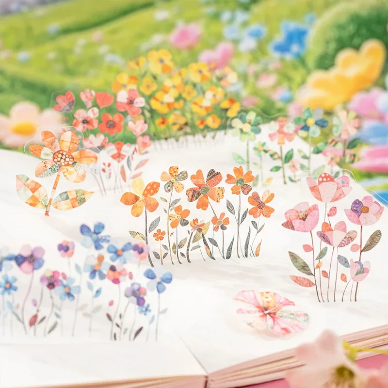 

Journal GO 15pcs Vintage Themed Flower Fairy Graffiti Decals Mobile Gift Card Scrapbooking Collage Junk Journal diy Stickers