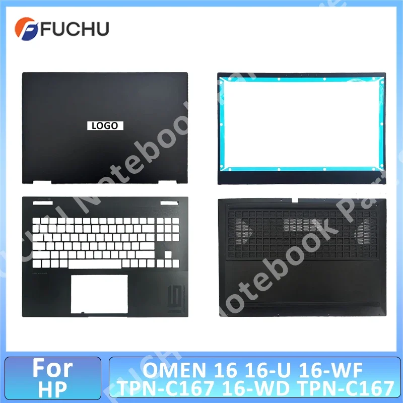 

NEW Laptop For HP OMEN 9 16 16-WF 16-U 16-WD TPN-C167 Lcd Back Cover Case/Front Frame/Bottom Case AP7IF000110 AP7IF000410