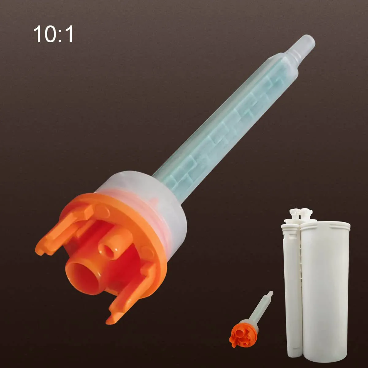 1Set 16 Elements Mixing Nozzle Tip Static Mixer 1:10 Mix Ratio For Epoxy Adhesives