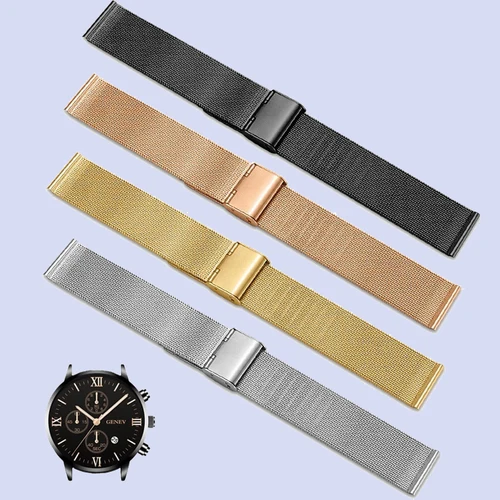 Imagen 2 del producto Para correa de reloj DW 8mm 10mm 12mm 13mm 14mm 15mm 16mm 17mm 18mm 19mm 20mm 21mm 22mm 24mm cinturón pulsera accesorio