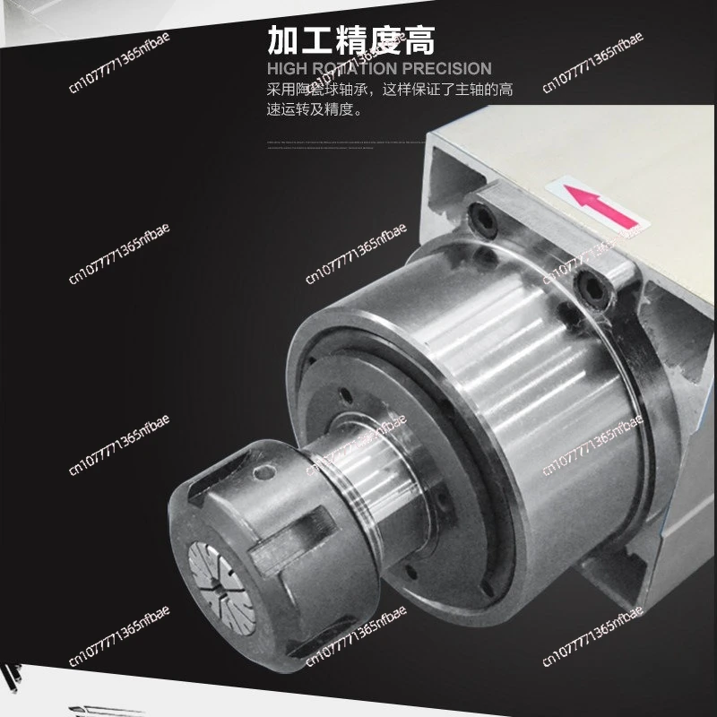 2.2KW Square Air Cooled Spindle Motor ER20 Collet CNC Spindle Motor For Woodworking Engraving Machine