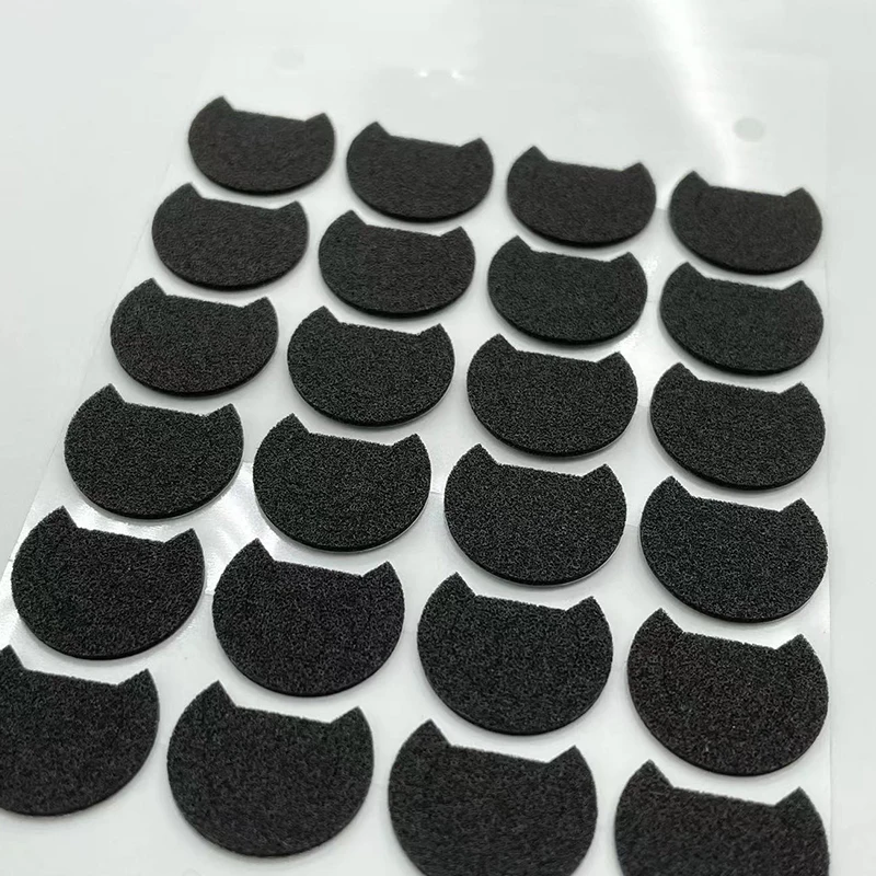 100pcs Low Medium High Density MX500 Tuning Cotton with Glue Tape DIY for Flat Headphone Tuning Pads