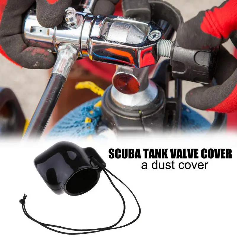 Scuba Tank Cover Protector Cylinder Dust Protection with Lanyard Scuba Diving Tank Protective Cover Dust Cover Diving Accessory