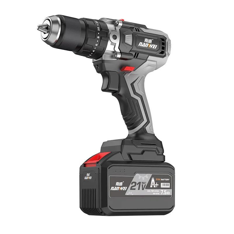 

Brushless lithium battery hand drill industrial grade 13mm impact rechargeable multi-purpose hand drill ice surface ground drill