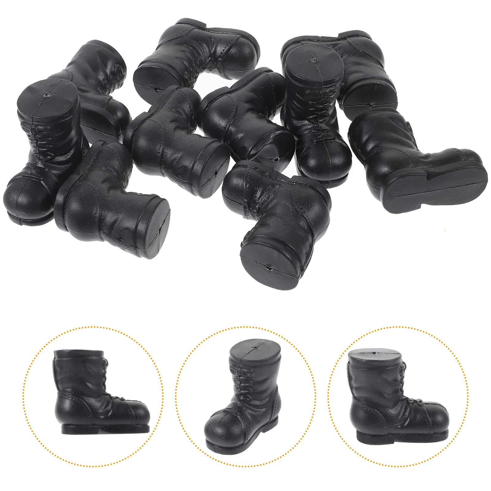 10 قطعة أحذية سانتا كلوز ديكور عيد الميلاد حفلة عيد الميلاد الدعائم DIY بها بنفسك اكسسوارات احتفالية سانتا التمهيد لوازم عيد الميلاد #4