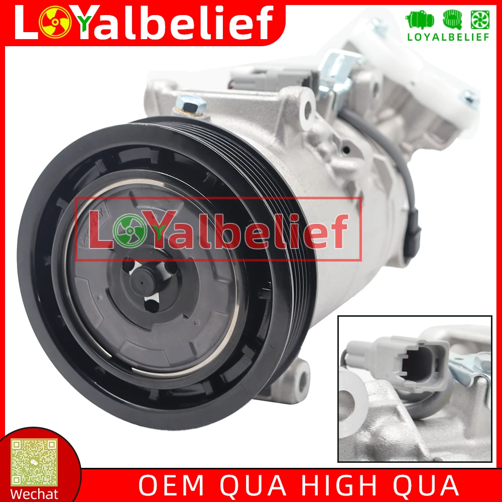 6SEL14C AC Compressor For RENAULT Megane III / Megane CC / Scenic III / Grand Scenic III 1.5 1.6 8200939386 8200716697 6 Grooves