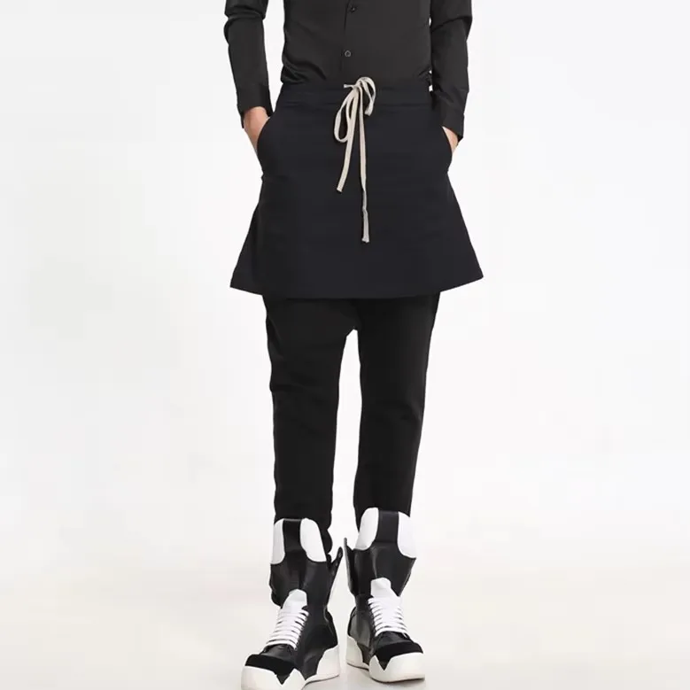 27-46 2025 Dj 衣装 Ds 紳士服ファッションヘアスタイリストキュロットハーレムパンツカジュアルズボンプラスサイズステージ歌手の衣装