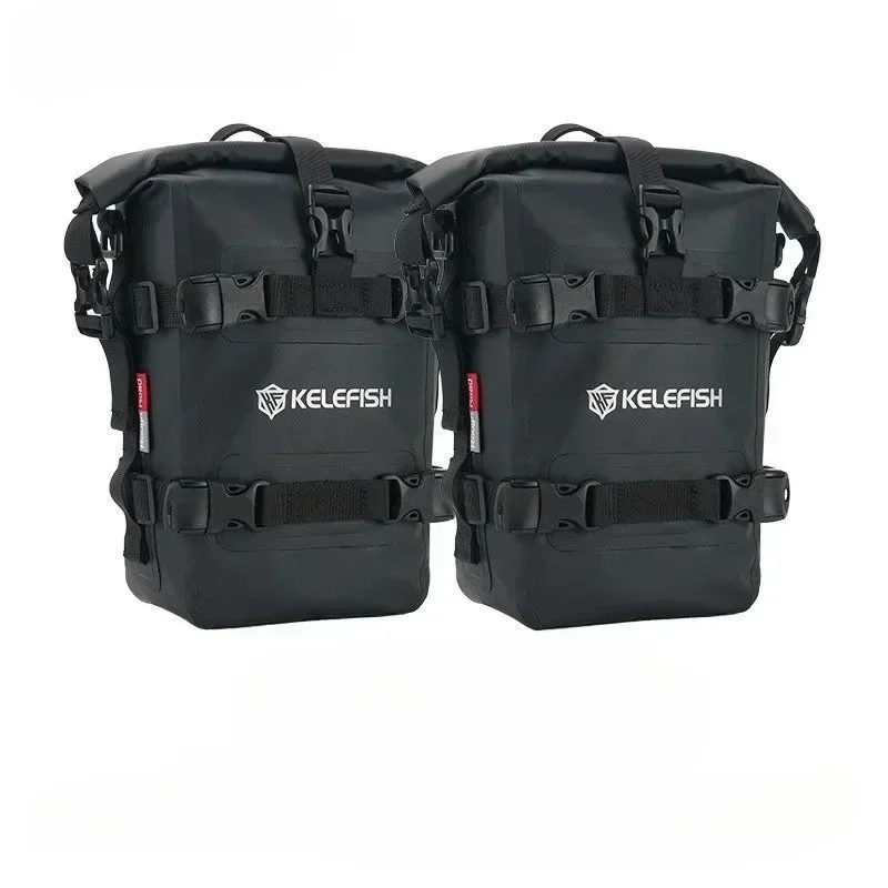 2026 New Multi functional Motorcycle Crash Bar Bag Waterproof Large Capacity Quick Release Motorbike Side Bag For Travel