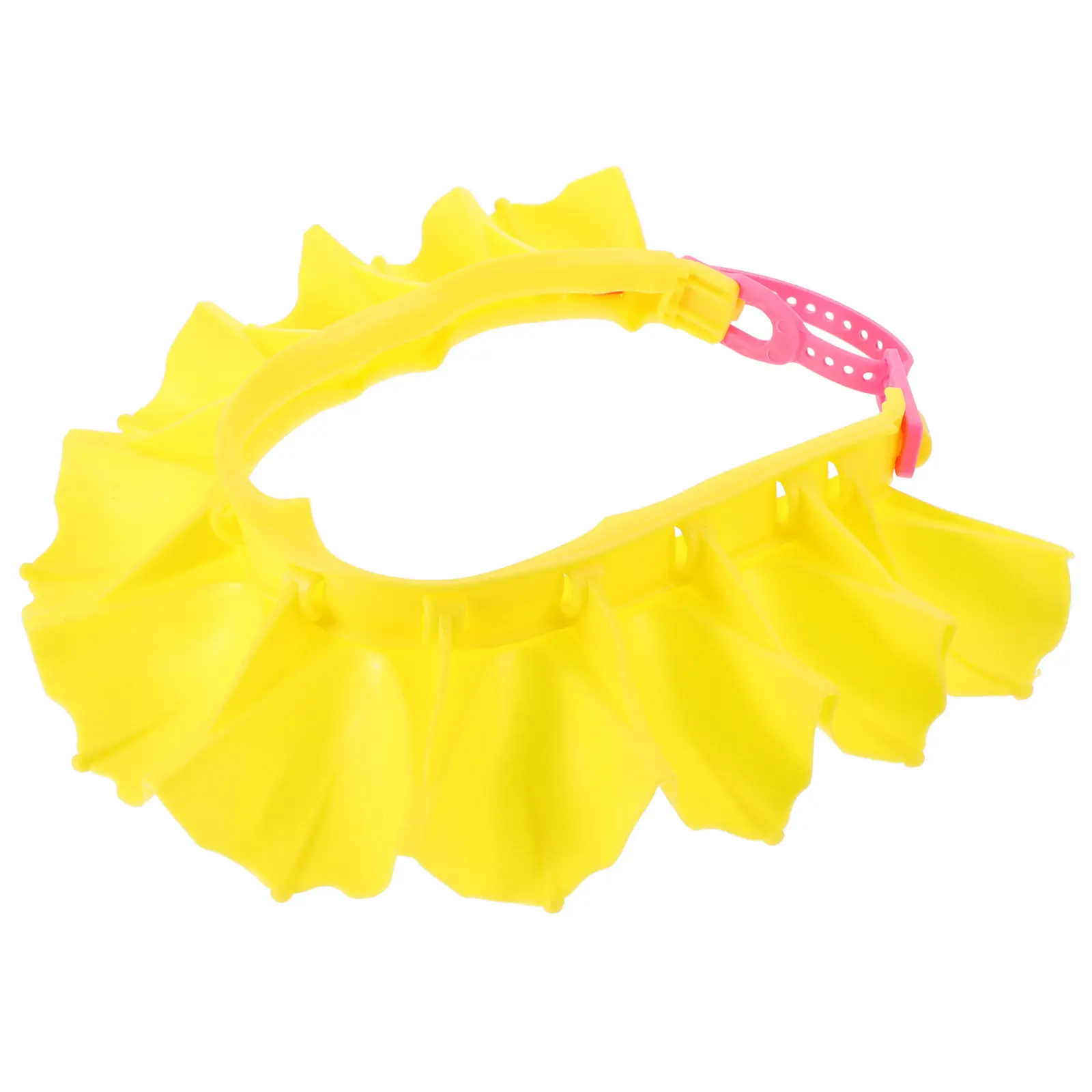 

Детская шапочка для мытья волос с защитой от брызг, дизайн «Корона и листья», водонепроницаемая, из ТПЭ, желтая, регулируемая, для купания детей