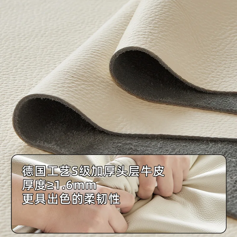 Elephant ear leather bed simple modern storage high box with drawers small apartment bedside storage master bed