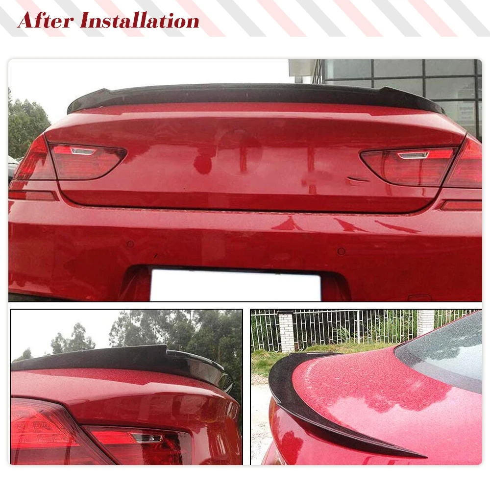 Carbon Fiber/ FRP Car Rear Spoiler Wing for BMW F06 F13 640i 650i M6 Gran Coupe 2012-2016 Car Rear Trunk Racing Spoiler Wing