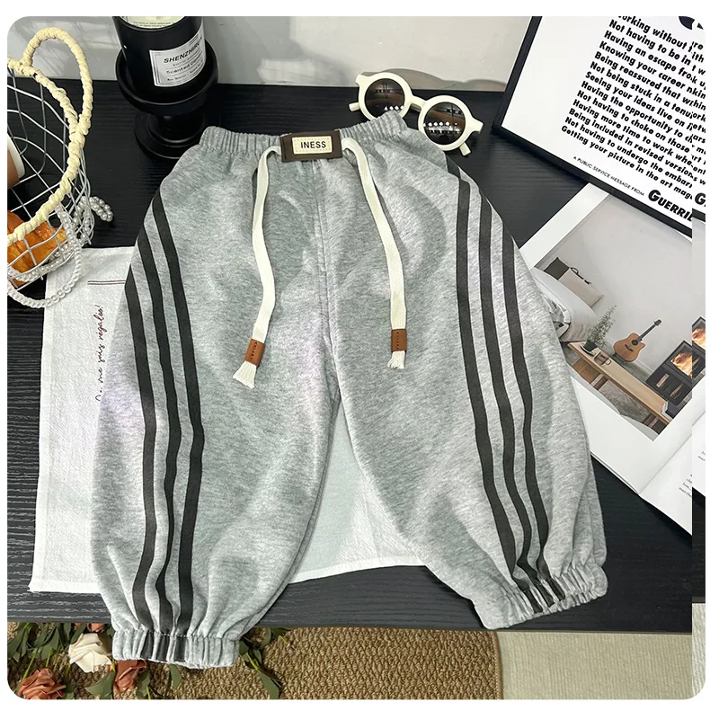 Baby Jungen Mädchen Jogginghosen Kinder Herbst Lange Hosen Kinder Frühling Sport Einfarbige Hosen Kleinkind Unterhosen – Detail 5