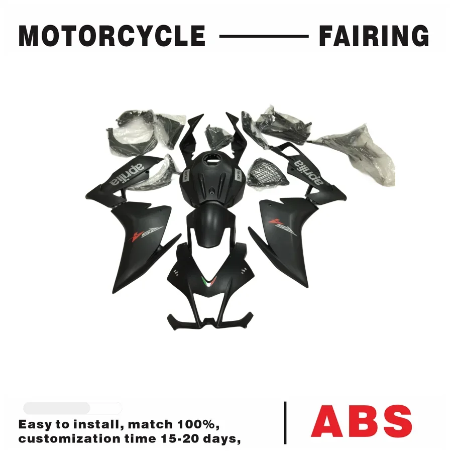 Fit for Aprilia RS4 125 50 2012 2013 2014 2015 2016 2020 fairing kit injection molding sliver Black