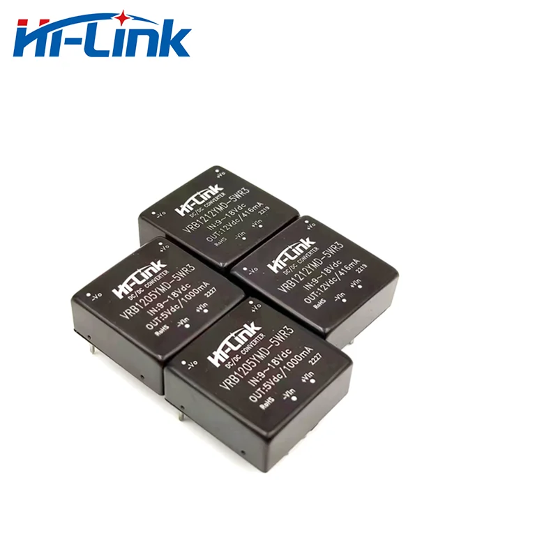 Hilink dc dc 12V to 5V/9V/12V/15V/24V power supply module step down isolated converter VRB1205YMD-5WR3 VRB1212YMD-5WR3