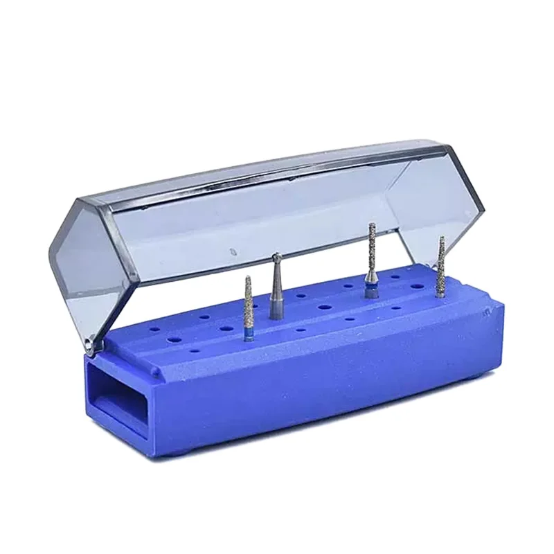 Dental Plastic Organizer Burs Holder Disinfection Box Dentistry Strawberries Drill Bits Odontologia Sterilization Storage Case