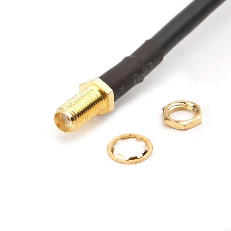 J1HD SMA Female To UHF SO239 PL259 Female RG58 Pigtail Cable RF Coaxial Assembly Cabl