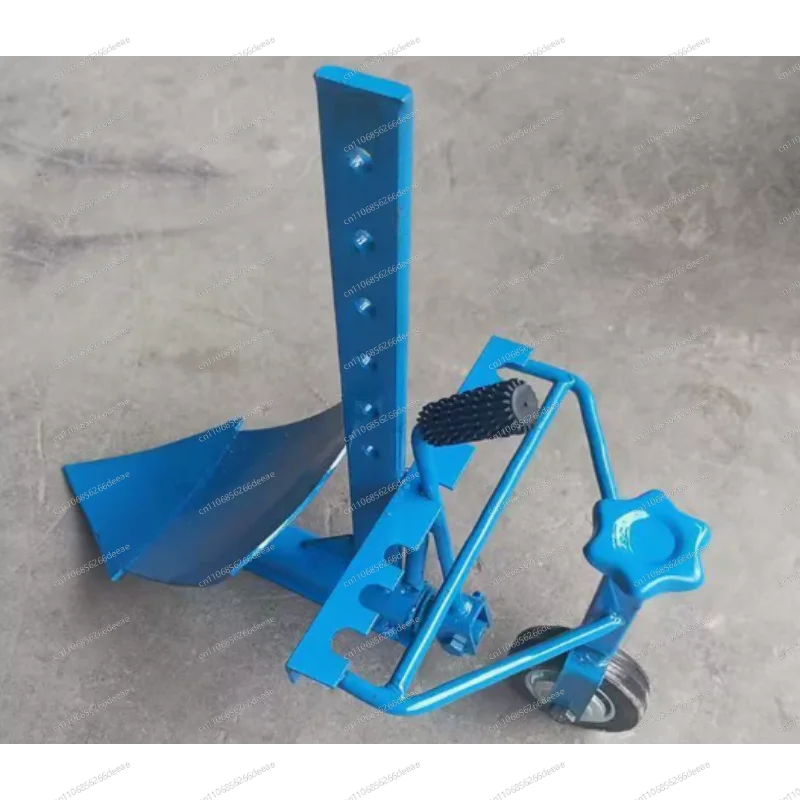 Universal Micro-Tiller Plow Attachment – Adjustable Furrow & Soil Turner for Most Rotary Cultivators