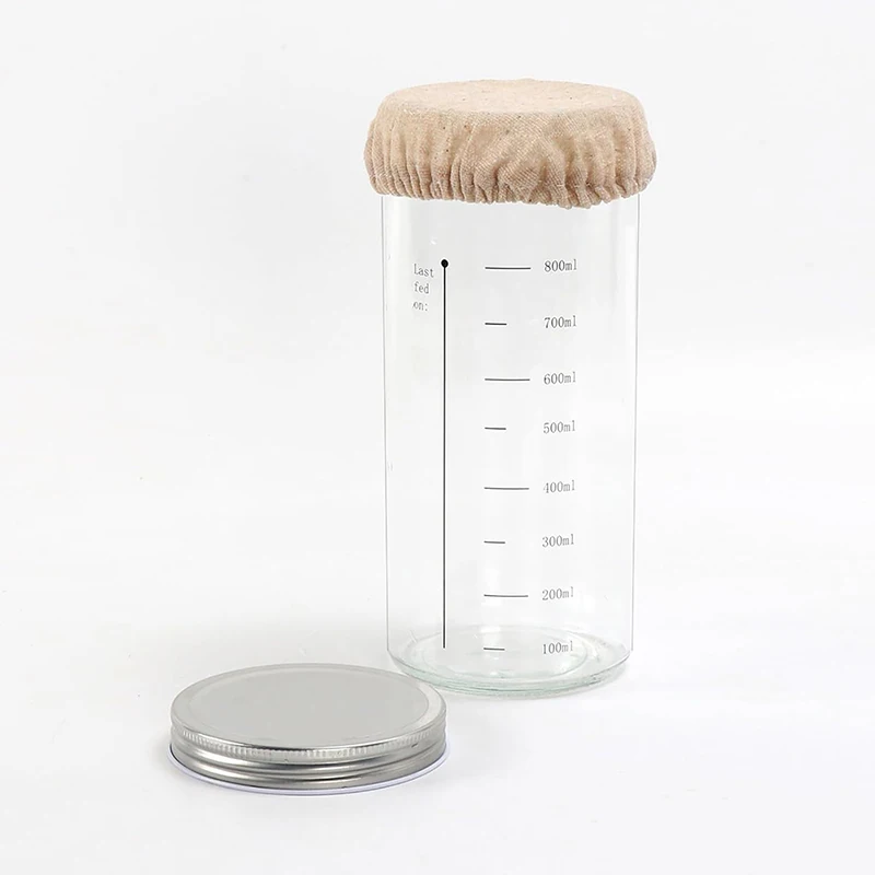 2024 New Beige Petri Dish Cloth Cap Fermentation Petri Dish Cloth Cap Petri Dish Cloth Cap(Glass bottle not included)