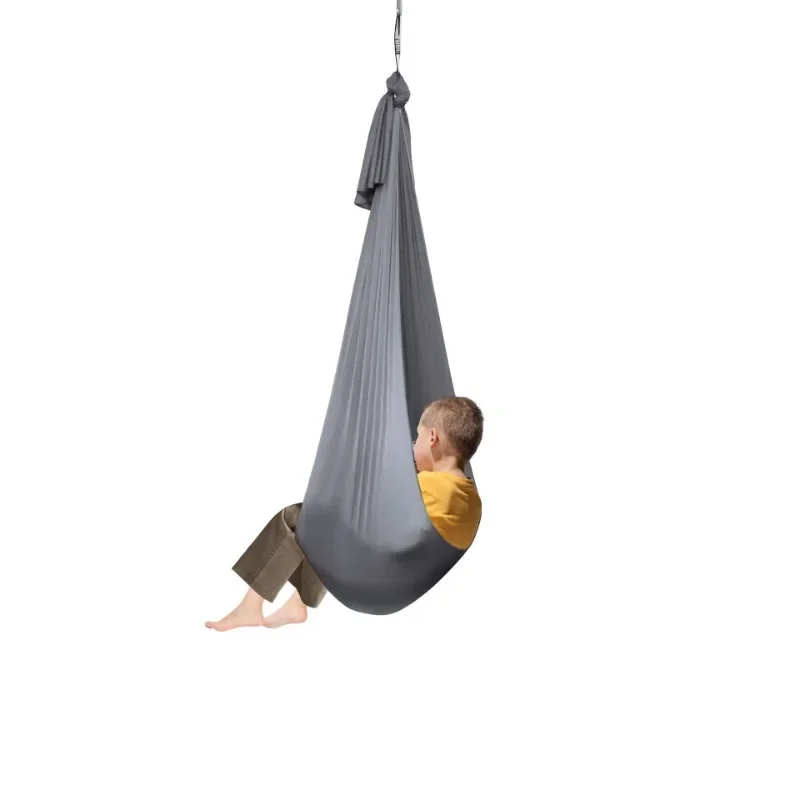 Sensory Training Relieve Autism Indoor Swing 1x2.8M Therapy Swing Children's Elastic Swing Hammock Hammock with Stand