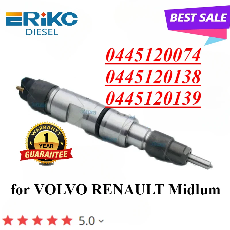 NEW 0445120139 Diesel Injectors 0445120138 OE. 0986435536 Auto Engine Part 0445120074 For Renault Midlum Volvo 0986435536