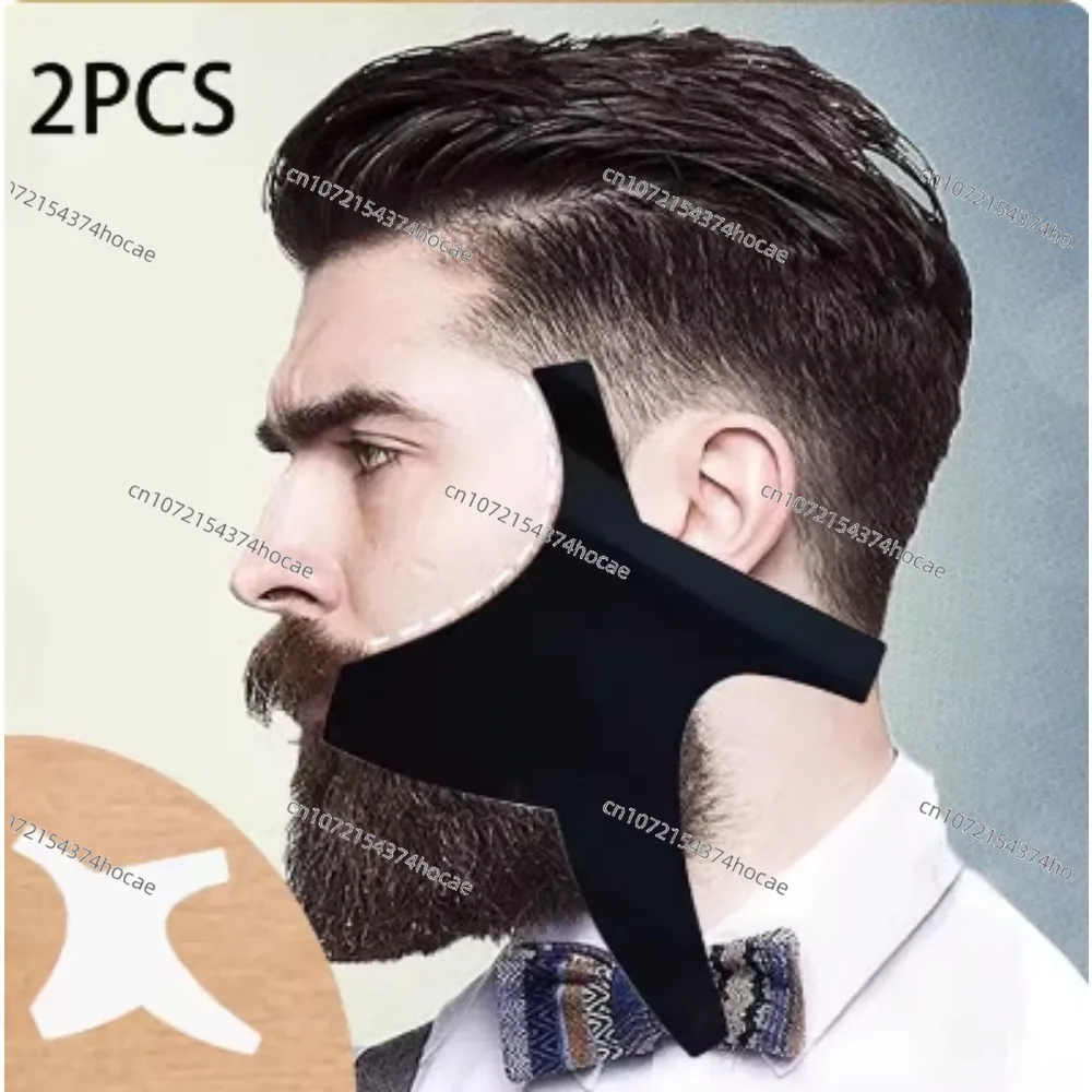 Beard Shaper Styling Kit with Beard Comb & Marking Pen Facial Shaping Tool