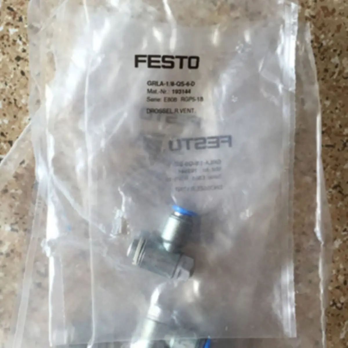 One-way flow control valve GRLA-1/8-QS-6-D 193144