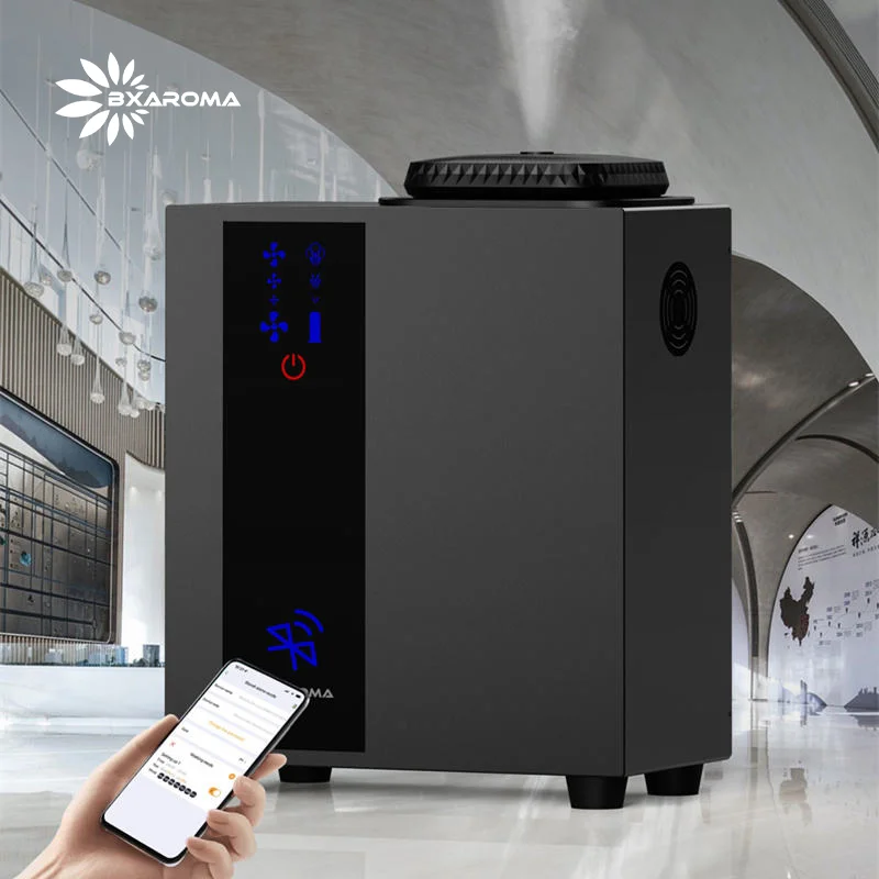 Hot Sale A300 200ml HVAC Hotel Diffuser Machine Professional Scent Aroma Diffuser for Household Electric Tabletop Metal