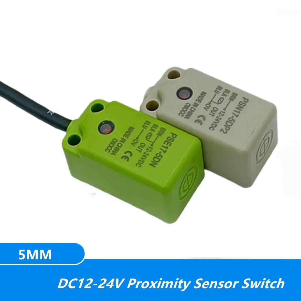 1pcs  DC12-24V  5mm Detection Normal Open PSE17-5DN PSN17-5DN PSN17-5DP PSN17-8DN PSN17-8DP