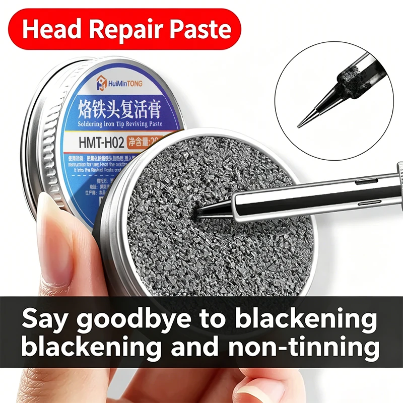 HMT Soldering Tip Revitalizer Cream 5 Second Repair Oxidized Tips Sulfur Free Eco Friendly Material for All Soldering Iron Tools