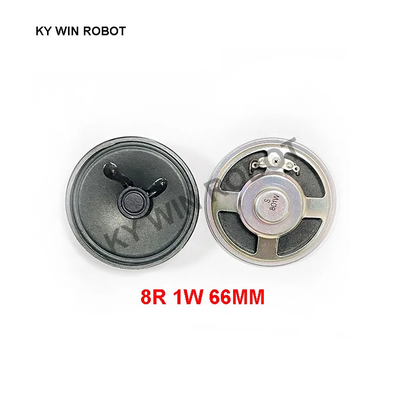 2pcs/lot New Ultra-thin Speaker 8 Ohms 1 Watt 1W 8R Speaker Diameter 66MM 6.6CM Thickness 14.4MM