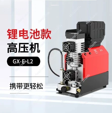 12V PCP Luchtcompressor 12V Draagbare Hogedrukpomp voor Duiken  Autopomp Uitgang 12L/min GX-CS2 30Mpa 300Bar 4500Psi
