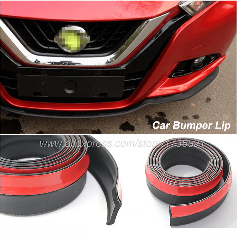 For Nissan Latio Almera Tino Sunny Versa Pulsar For Renault Scala Front Lip Deflector Lips Skirt Body Kit Strip Skirt Bumper Lip