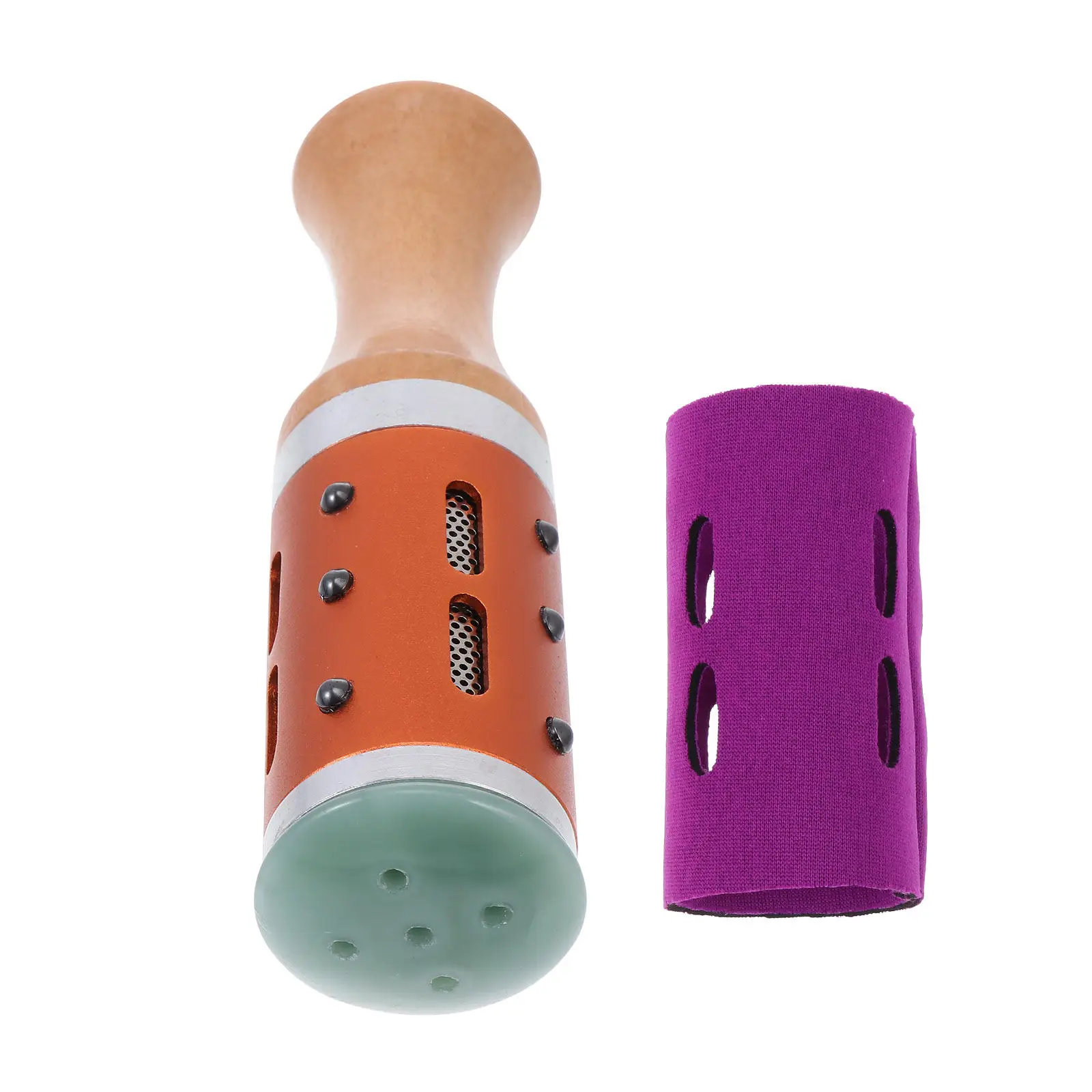 Portable Jade Moxibustion Stick Body Therapy Rod Massage Moxa Stick Relieve Fatigue Improve Blood Circulation Moxa Tool