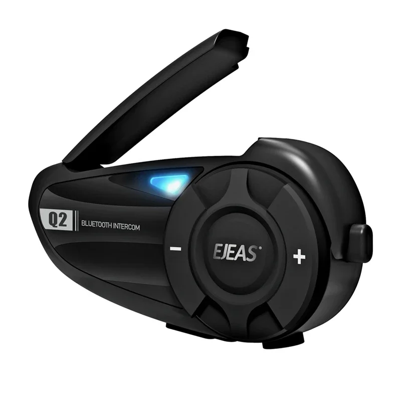 EJEAS Q2 2 riders Outdoor 750m Bluetooth Motorcycle Helmet Intercom with FM radio