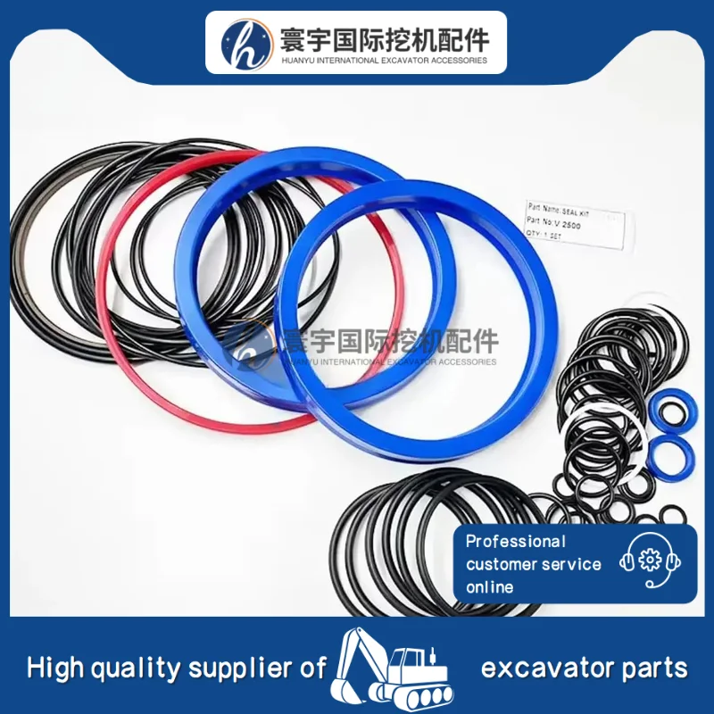 

V2500 V1800 V1200 V3500 V4500 Hydraulic Breaker Hammer Seal Kit Excavator Part