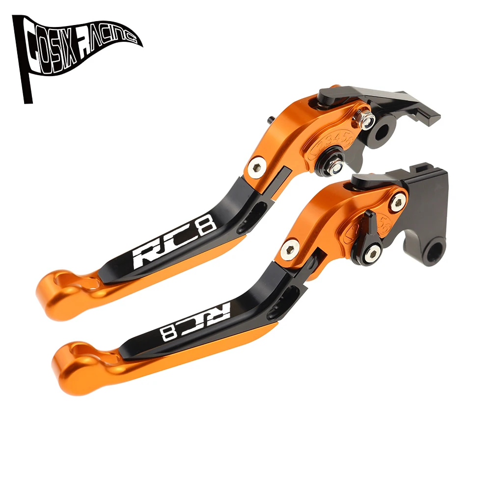 Fit For RC8 R RC8R RC8 R 2009-2016 Motorcycle CNC Accessories Folding Extendable Brake Clutch Levers Adjustable Handle Set