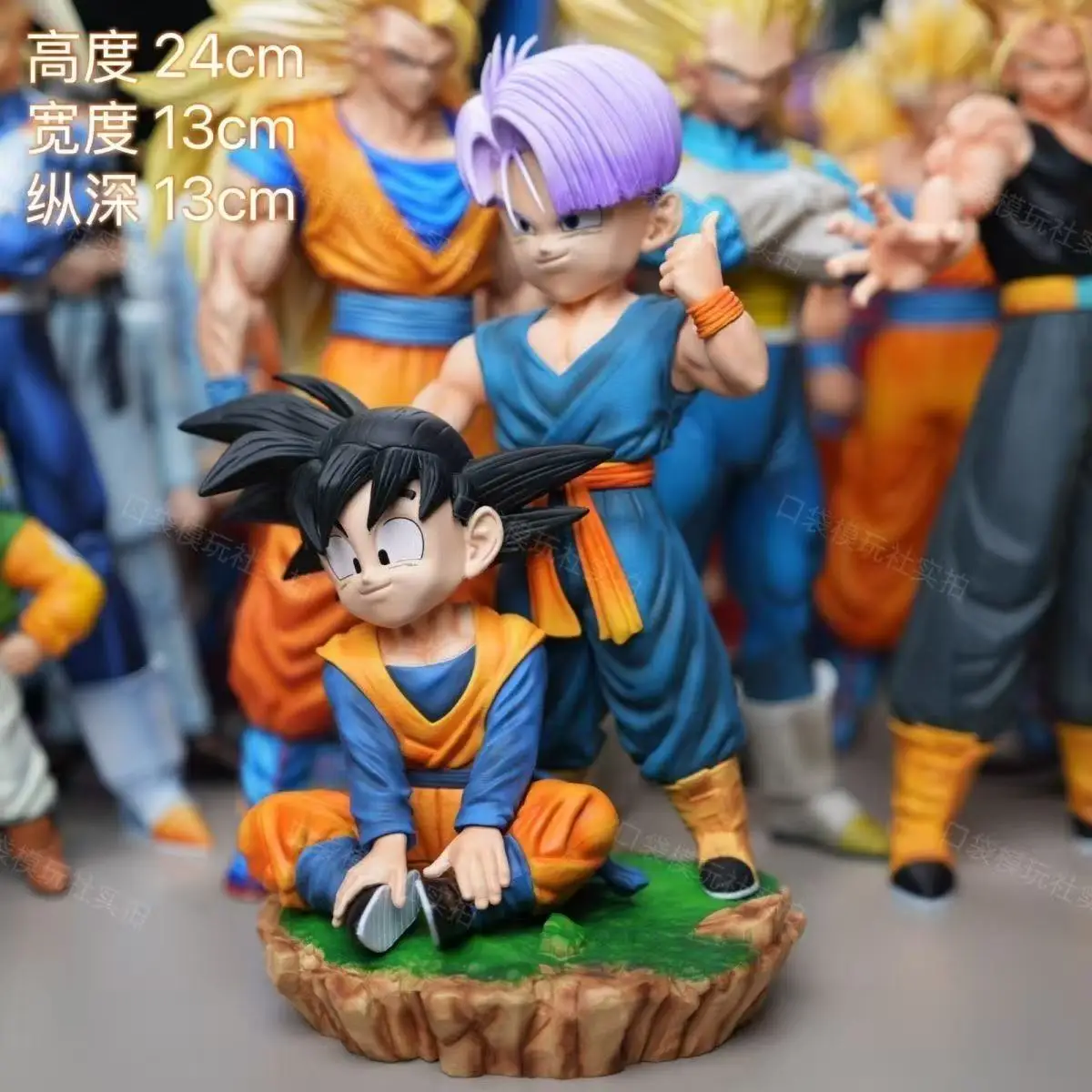 ドラゴンボール Z 孫悟天トランクスフィギュア超サイヤ人アクションフィギュア Pvc 像コレクションモデル飾るおもちゃキッズギフト