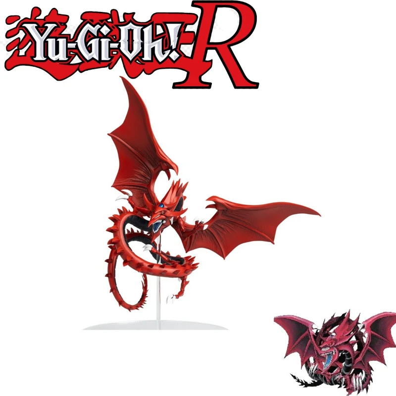 

Ю-Ги-О! Фигурка Slifer The Sky Dragon KONAMI Monsters LEGION, официальная статуя приза, японское издание, детские игрушки на складе
