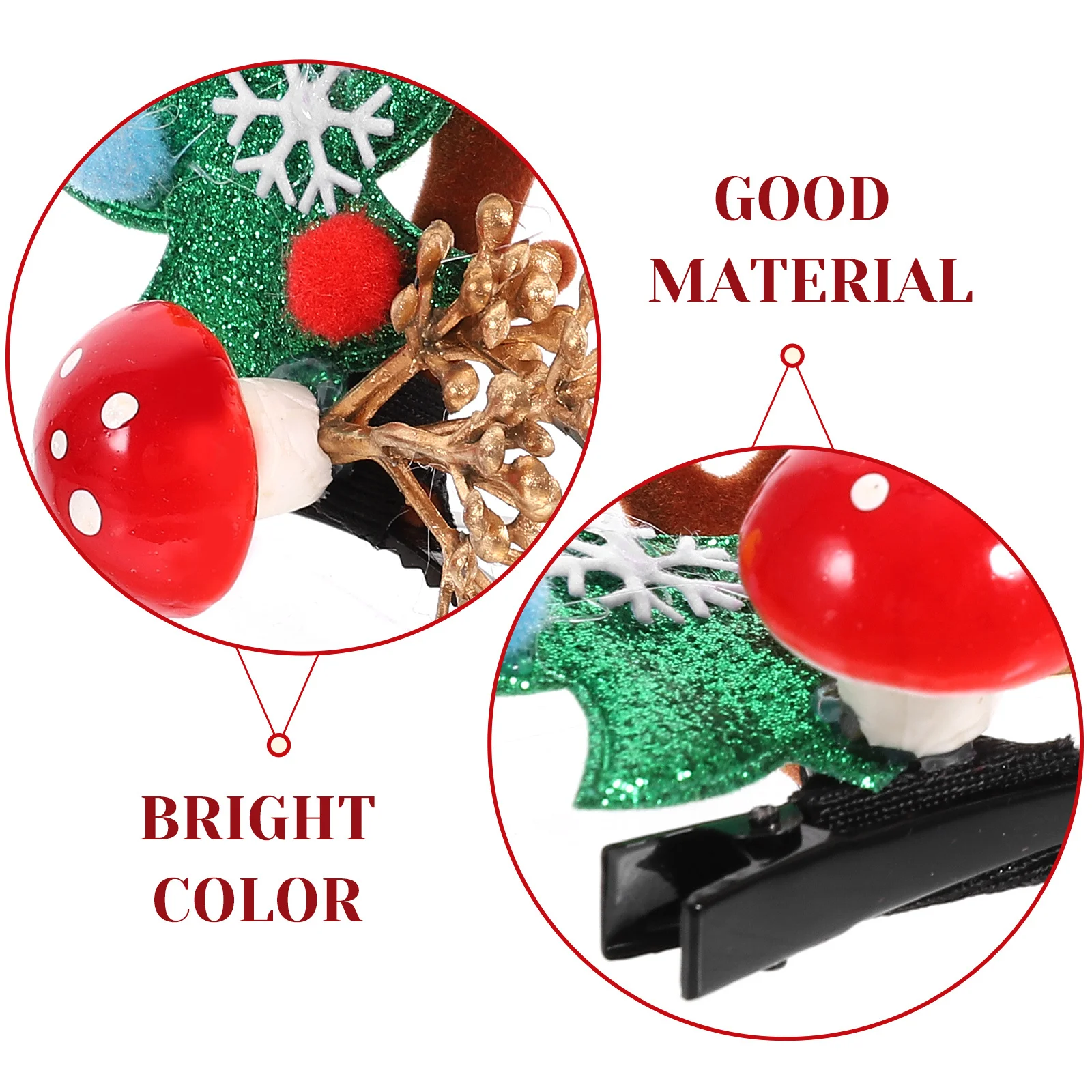 

2Pcs Antler Hairpins Hair Clips Christmas Party Hair Accessories Cosplay Performance Hairpin Hairpins