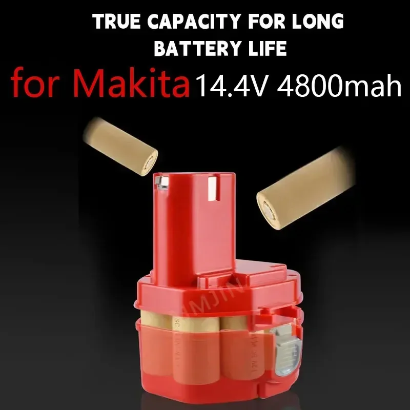 NI-MH 14.4V 4800mah Rechargeable Battery for Screwdriver for Makita Power Tools PA14 1422,1420,6281D,6280D Drill