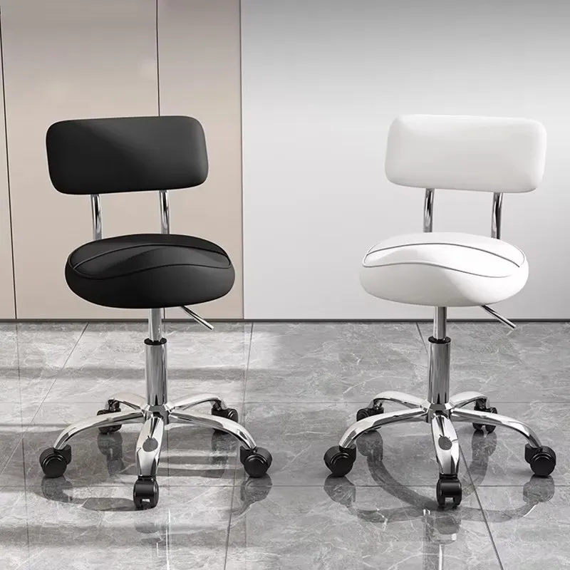 

Modern Luxury Trendy Barber Rotate Chair Comfortable Design Simple Esthetics Chair Glamour Silla Barbero Commercial Furniture