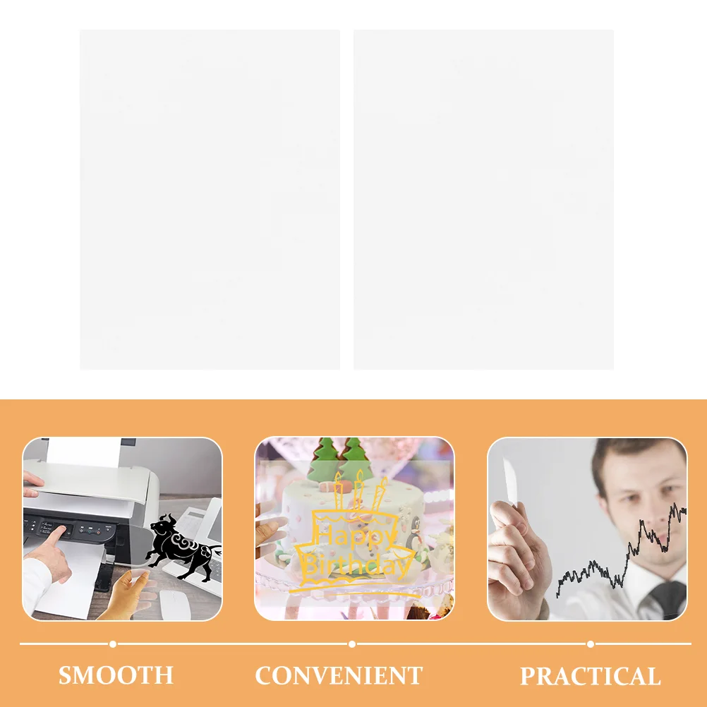 10 Sheets Transparent Plate Making Film Printing Supply Photo Studio Printer Paper Transparency High Definition Super