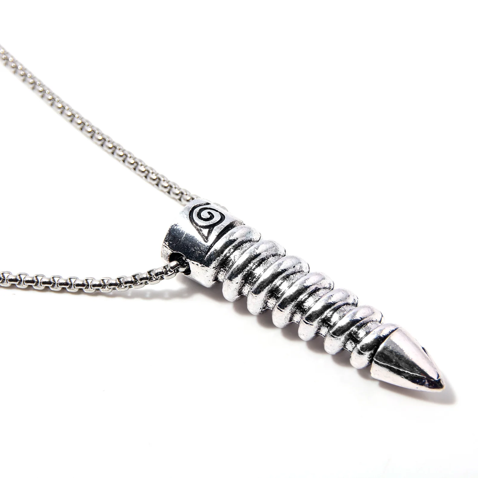 Brdwn Boruto Screws Bullet Style Cosplay Necklace