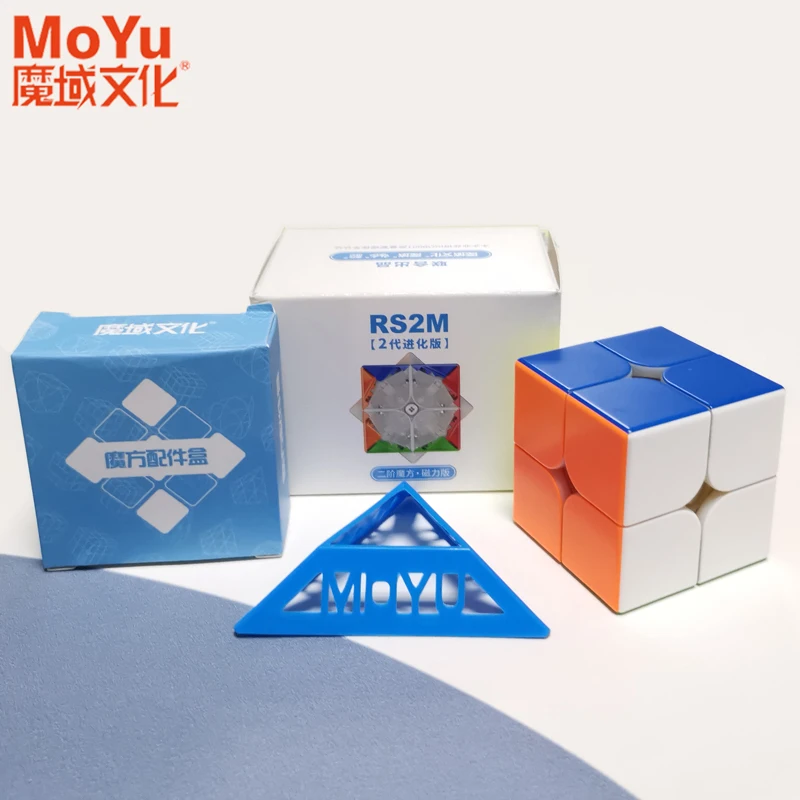 MoYu RS2M RS3M 2x2 3x3 Magnetic Magic Cube 2x2x2 3×3 Professional Speed Puzzle 3x3x3 Children Toy Original Hungarian Cubo Magico