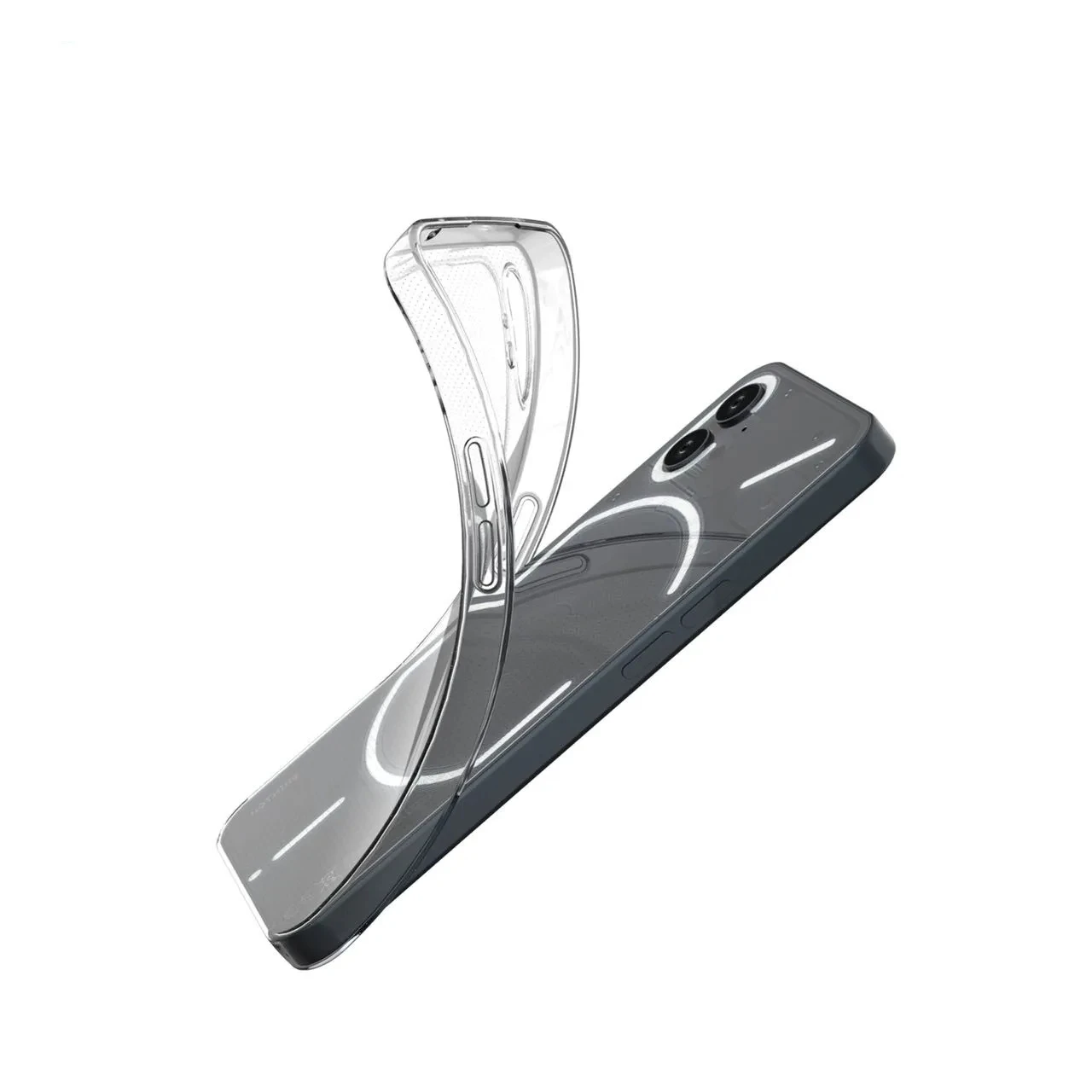 أغطية شفافة رفيعة مضادة للصدمات لهاتف لا شيء 3A Pro 2A Plus Phone 3 CMF Phone 1 2 Pro غطاء شفاف