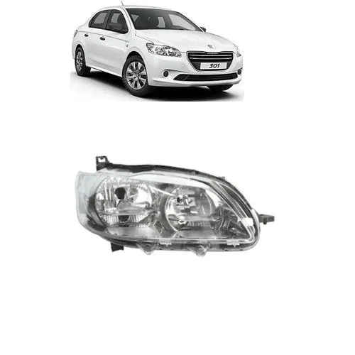 AYFAR BRAND RIGHT FRONT HEADLIGHT FOR PEUGEOT 301 2012-2017 9675138980