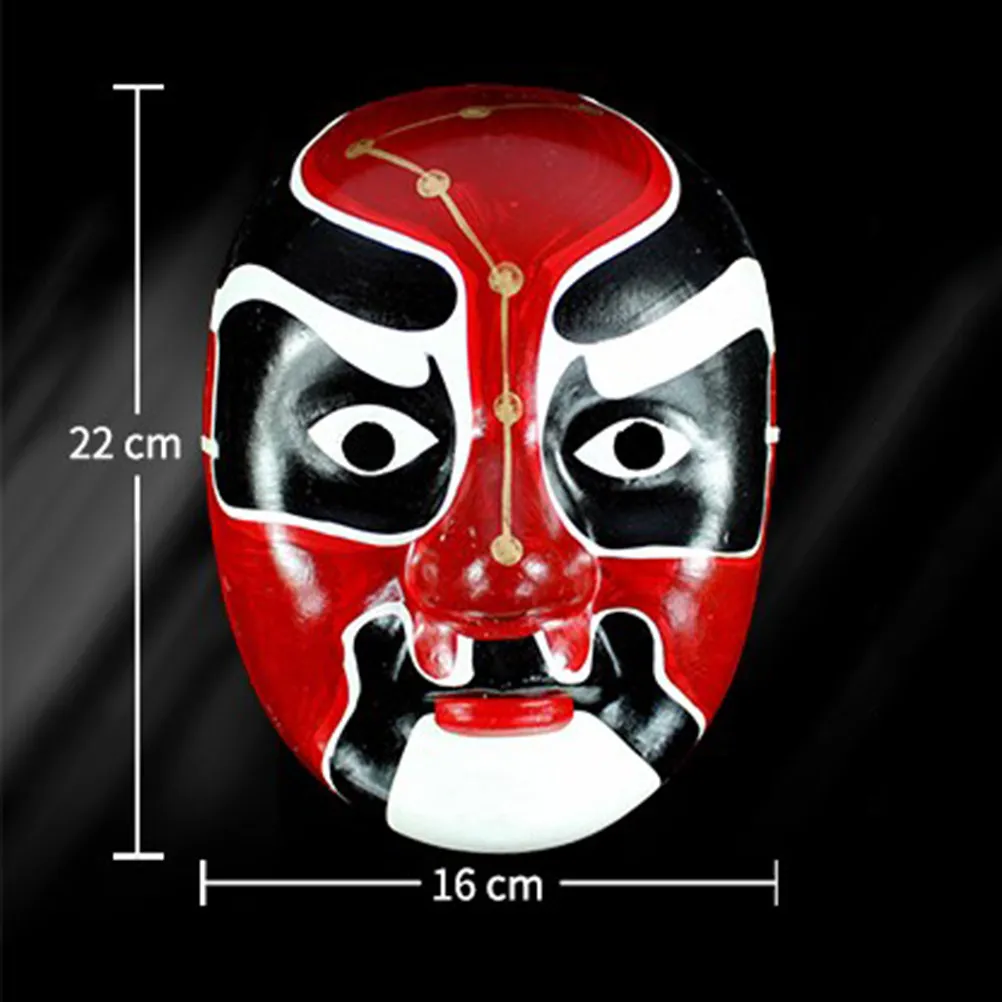 3Pcs Classical Beijing Opera Mask Wall Hanging Pendant Decor - Sun Wukong Stereo Wall Craft for Living Room
